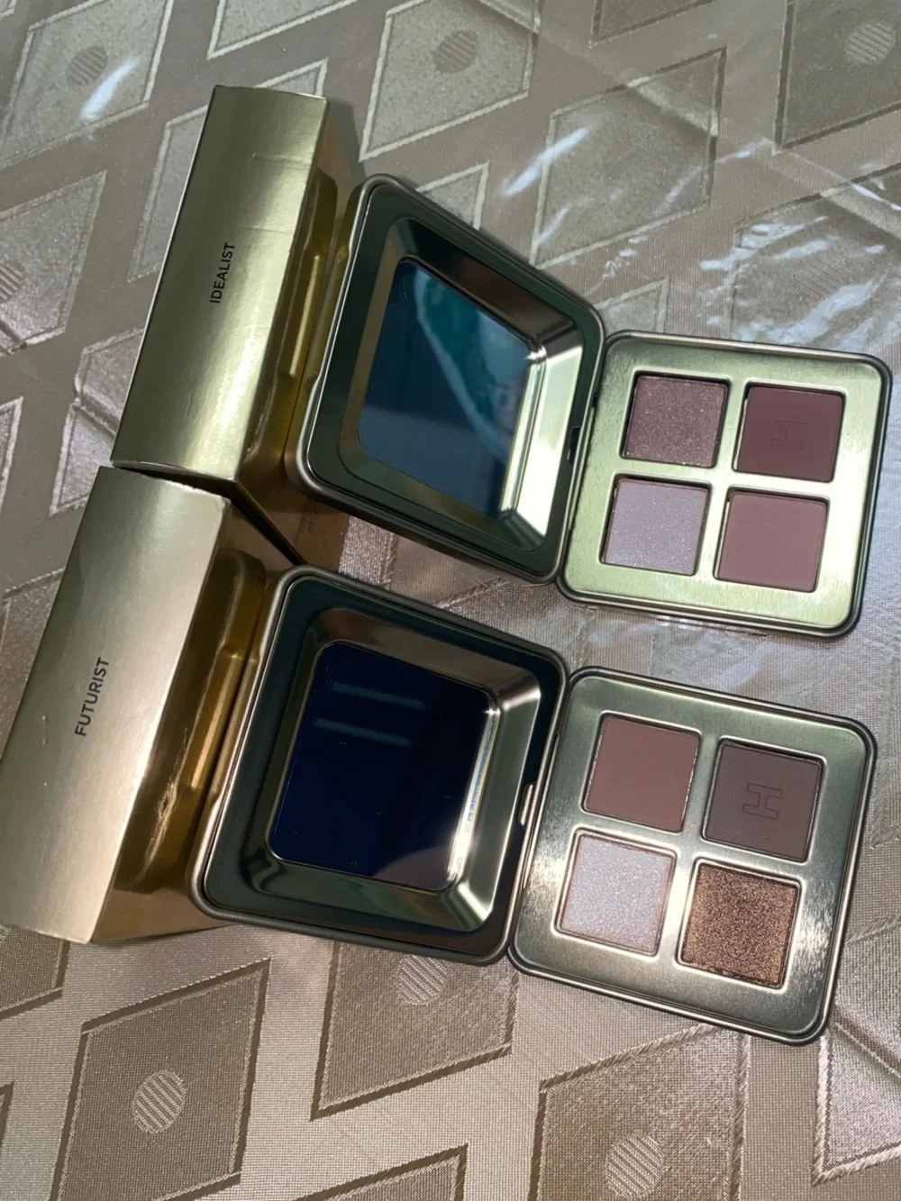 Hourglass Neutral Eyeshadow Quad Palette - Gold Compact limited edition New